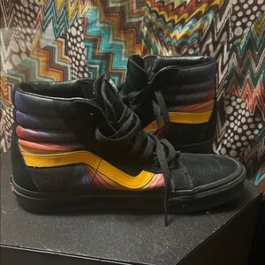 Vans Black High-Top SK8-Hi Refract Sneakers